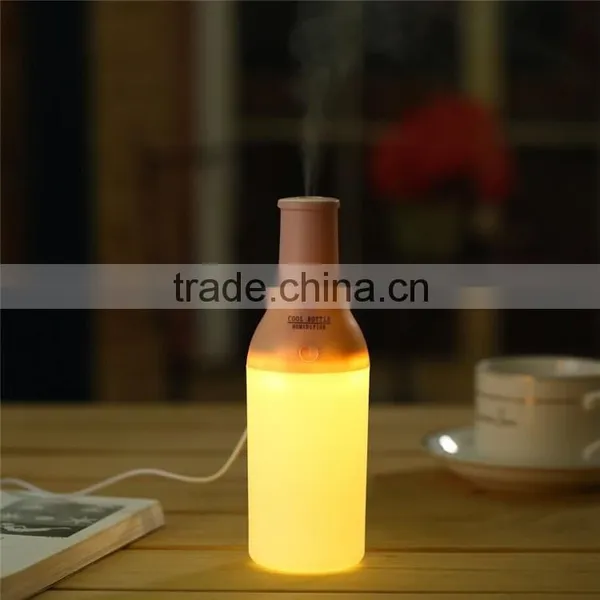 Mini Led Light Essential Bottle Aromatherapy Diffuser USB Mist Humidifer Diffuser photo-3