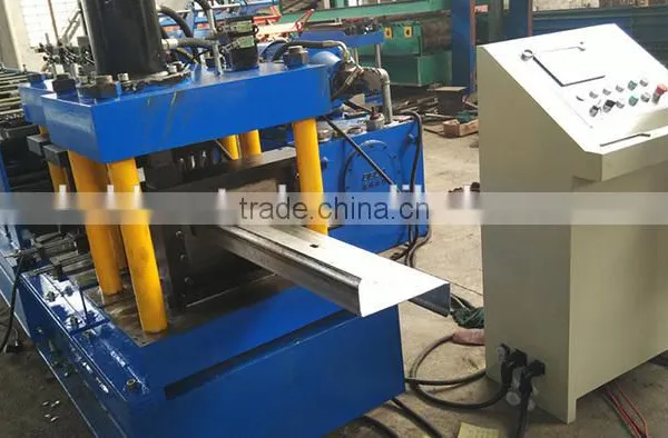 Auto Changeable Multi Dimension U C Z Purlin Roll Forming Machine , Light Guage Steel Frame Rollformer Price