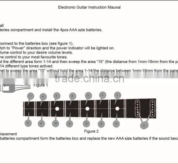 2016 Electronic Guitar T-Shirt/Electric Guiar Kit Shirts/Playable el T-shirts photo-5