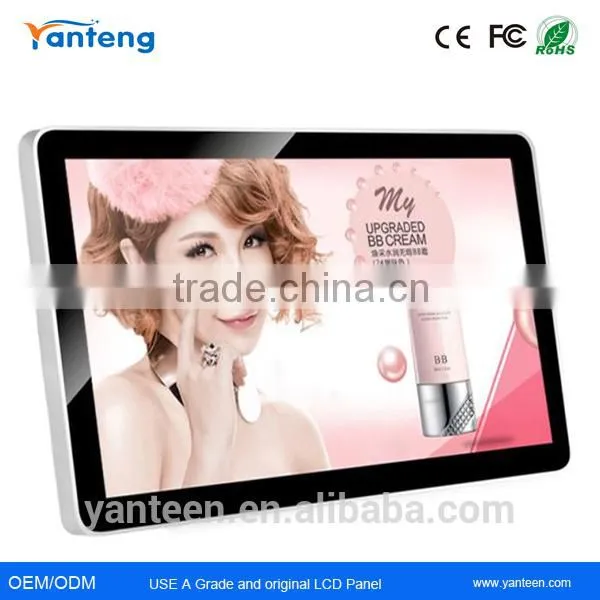 Aluminum Bezel 55inch Lcd Advertising Player,wifi Advertising Player