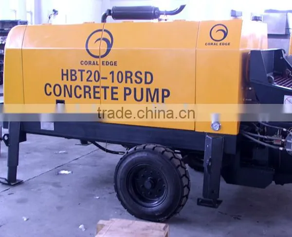 Diesel Engine Concrete Pump Trailer Concrete Pump
