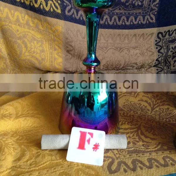 Titanium Rainbow Color Quartz Crystal Singing Grail Bowl With F# or G or A# or B Note photo-2