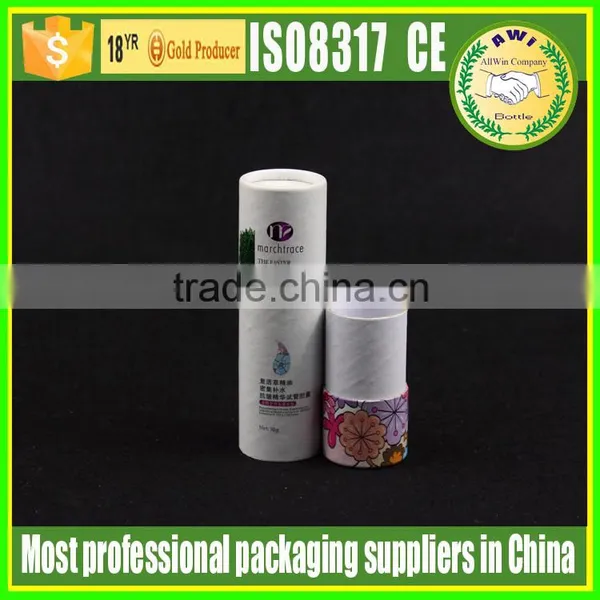 Recyclable Recycled Paper Tube Packaging Kraft Roundness Paper Box photo-2