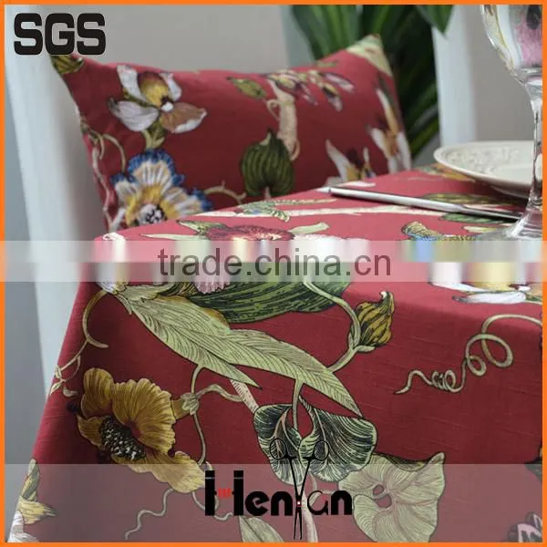 Wholesale Custom Polyester Linen Paper Table Cloth photo-6
