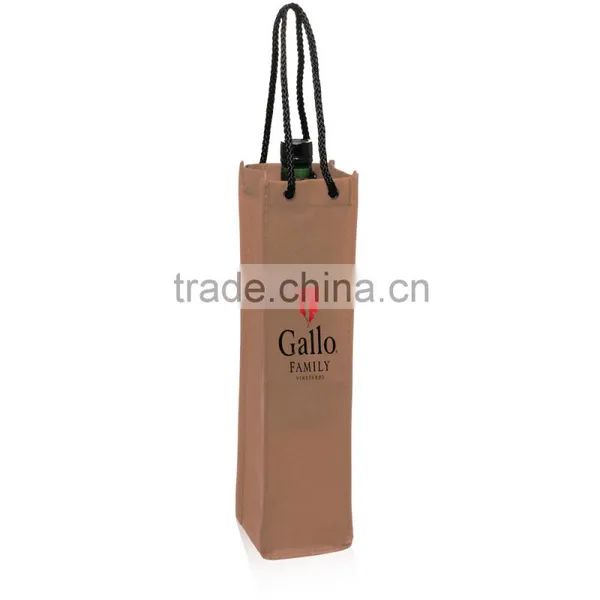 Non-Woven Vineyard One Bottle Personalized Wine Bags Wine Bottle Bag photo-3