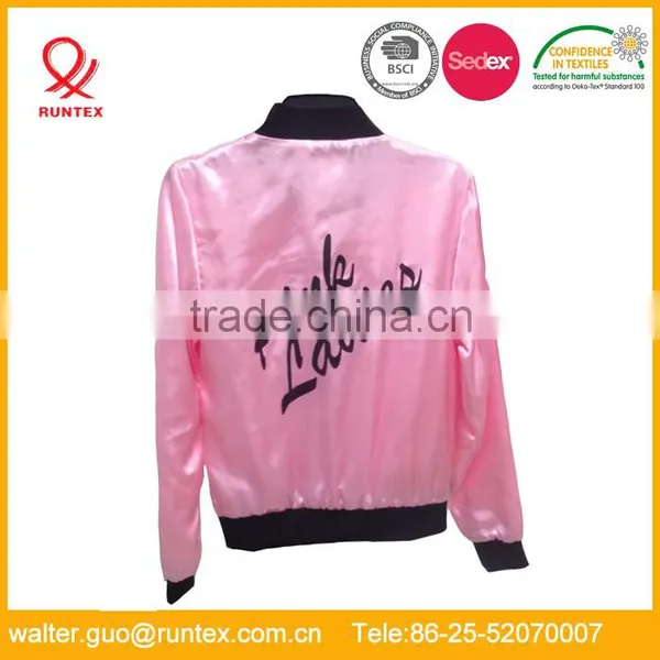 Runtex Ladies Satin Bomber Jacket RLJ005 photo-2