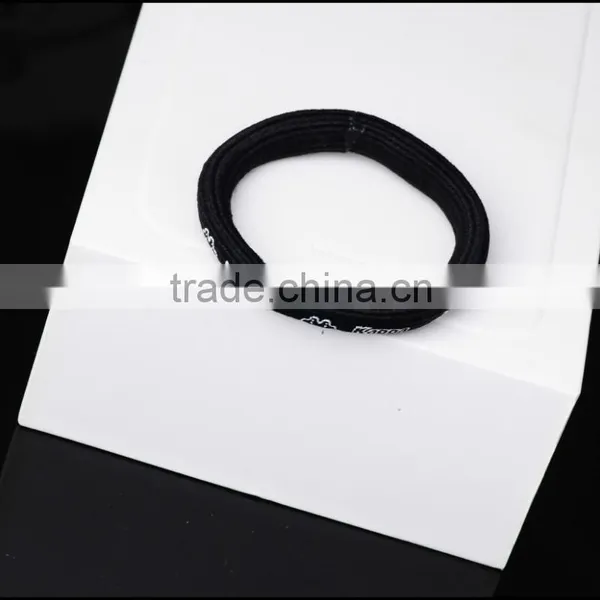 Top Quality Elegant Lasted Fashion Clean Flower Chunky Crystal Decorative Elastic Hair Rubber Band For Girls Pony Tail Hair Rope photo-2