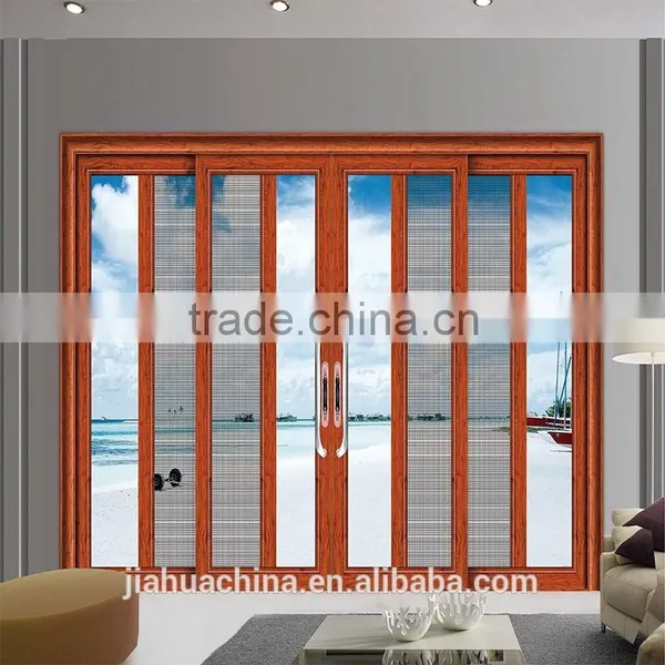 Aluminum Frame Glass Door Tempered Glass Sliding Door photo-5