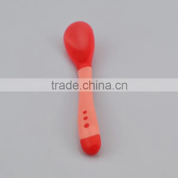 High Quality Silicone Baby Feeding Spoon and Fork for Kids photo-5