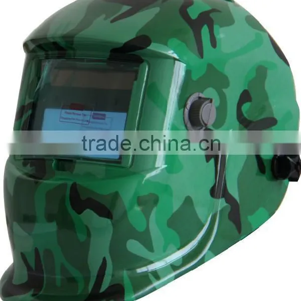 Army Green With Grinding Function CE EN379 Custom Auto Darkening Welding Mask