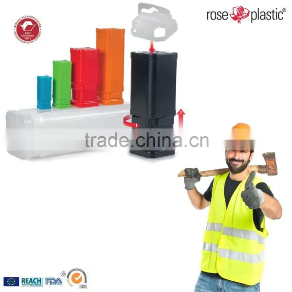 Round or Square Plastic Block Tubes Packaging for Hollow Drill BK photo-4