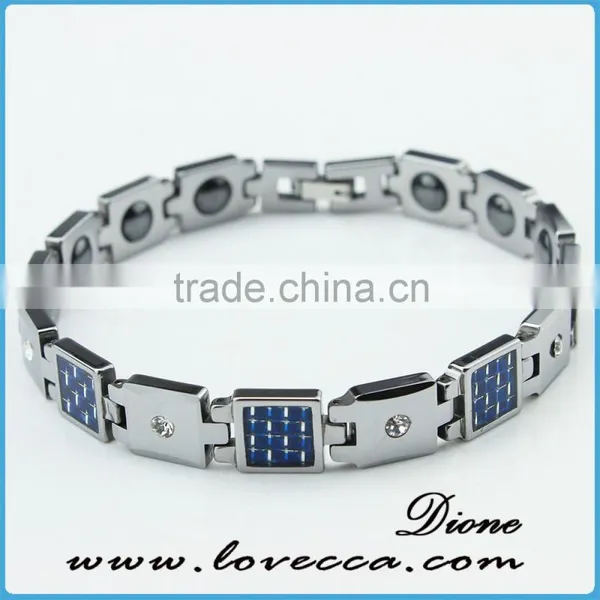 Fashion Hot Sell Small MOQ Magnet Energy Tungsten Steel Magnetic Energy Bracelet photo-6