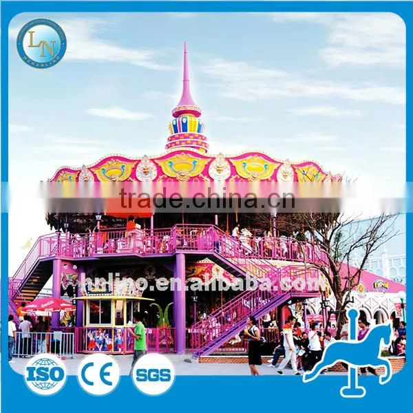 2016 Amusement Park Carousel Rides Carousel Horses Kids Rides Double Carousel for Sale photo-4