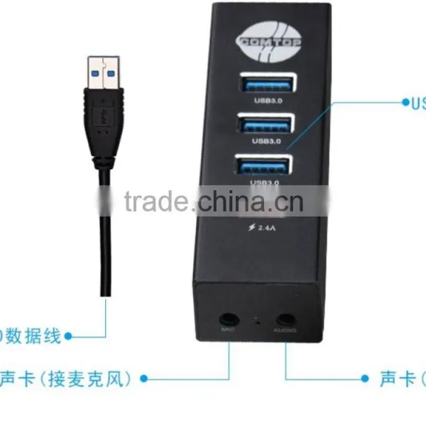High Quality 4 Ports USB HUB, 3.0 Hub Usb Combo Card Reader Driver photo-2