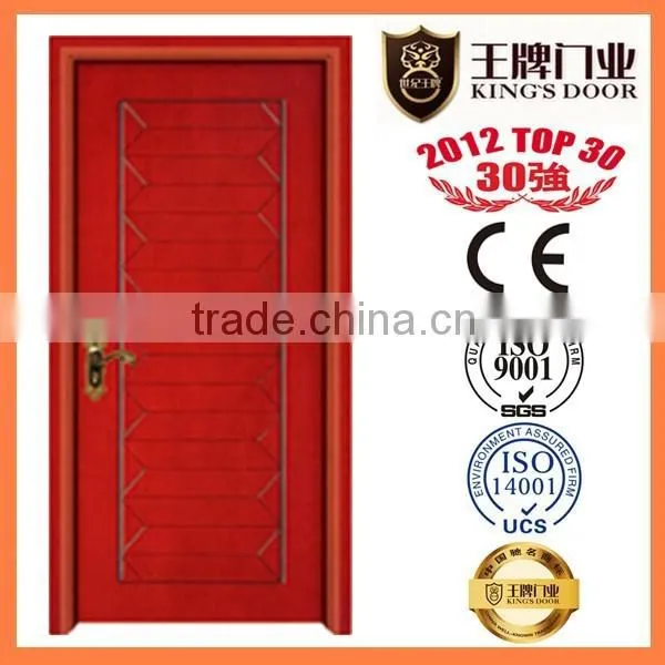 2015 Hot Sales Solid Wooden Single Mdf Garage Door Design