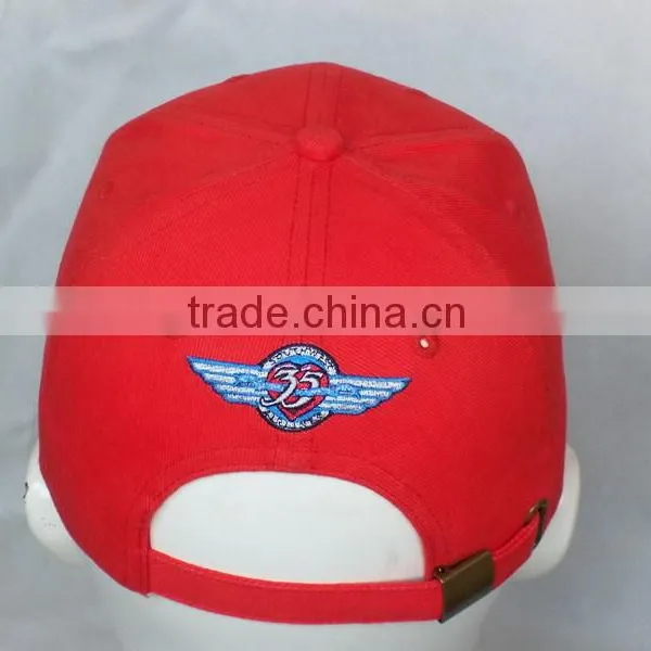 Custom Red Embroidered Hat Bands photo-4