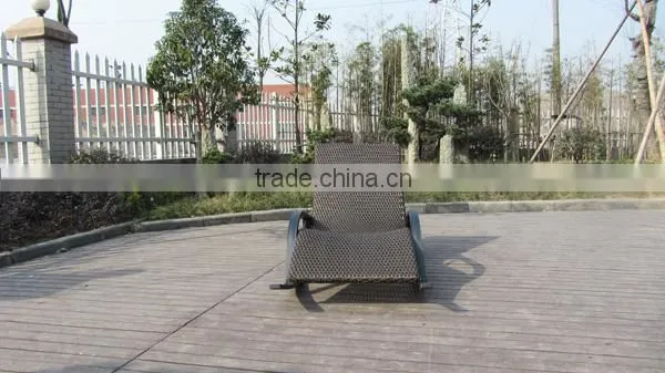 Garden Wicker Rocking Lounge Chair For Sale photo-2