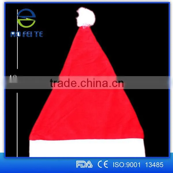 Fashion Adult Red Father Christmas Xmas Party Santa Fancy Dress Costume Hat photo-5