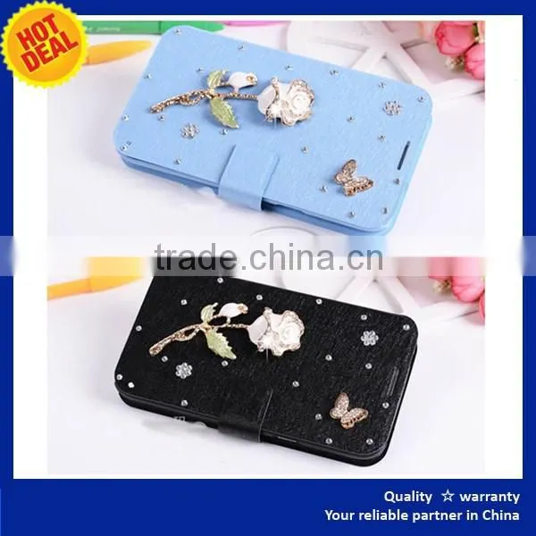 Free Sample Diamond Phone Case Mobile Phone Leather Case