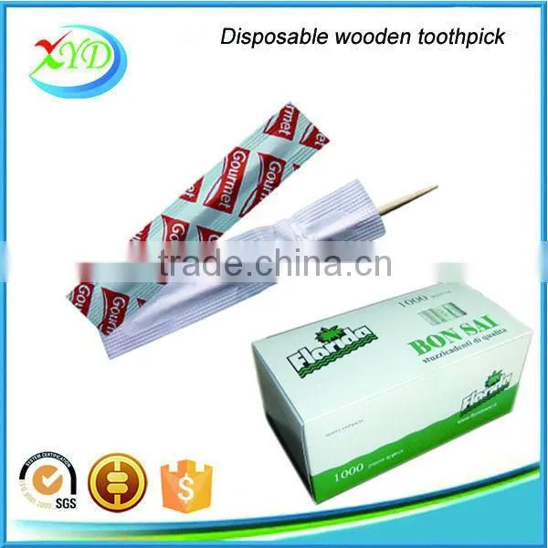 2016 New Product 4 Sides Paper Wrapped Tooth Pick for Lowest Price