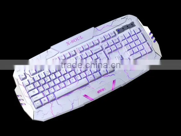 Crack Versions Profrssional Backlit Programmable Gaming Keyboard Gamer for Net Bar photo-5