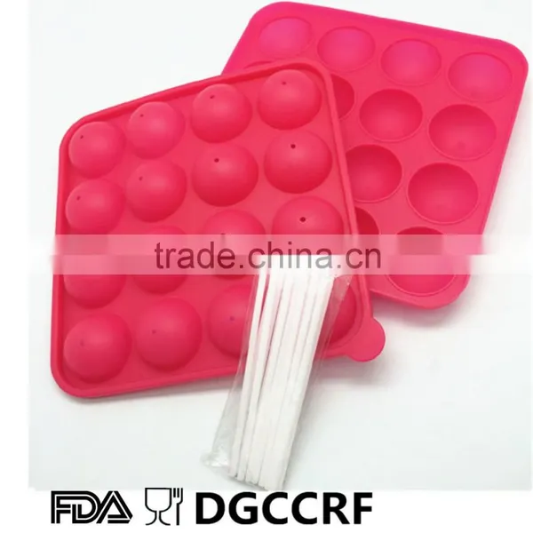 Beautiful and Popular Silicone Cake Pop Maker Lollipop Candy Mold photo-3