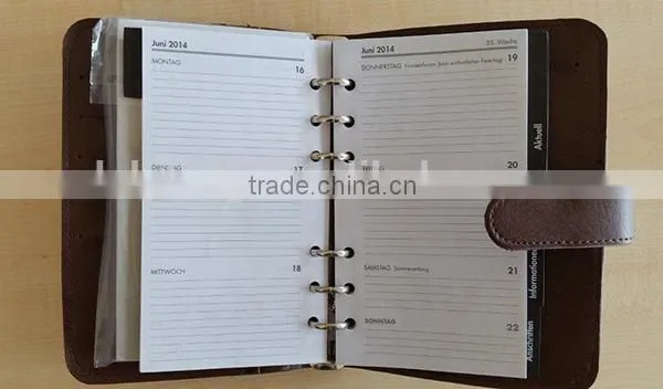 a5 Ring Binder Organizer, Organiser Agenda, Organizer Diary 2016 photo-5