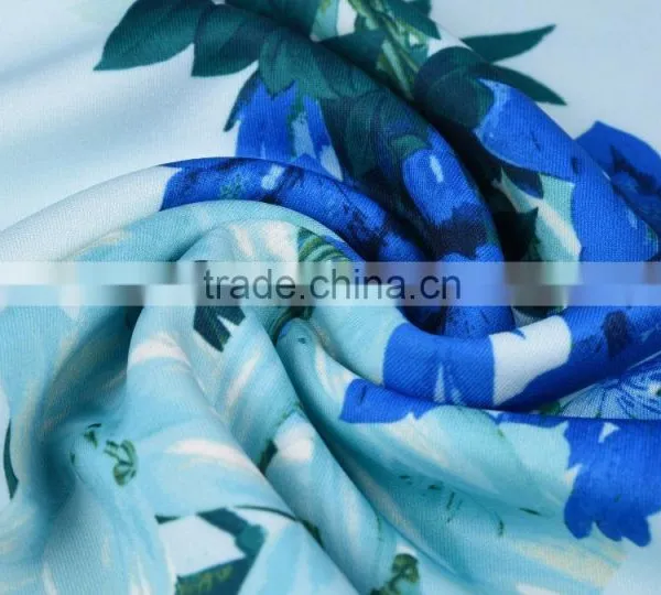 New High Quality Stretch Scuba Fabric Digital Printing Polyester Fabric photo-2
