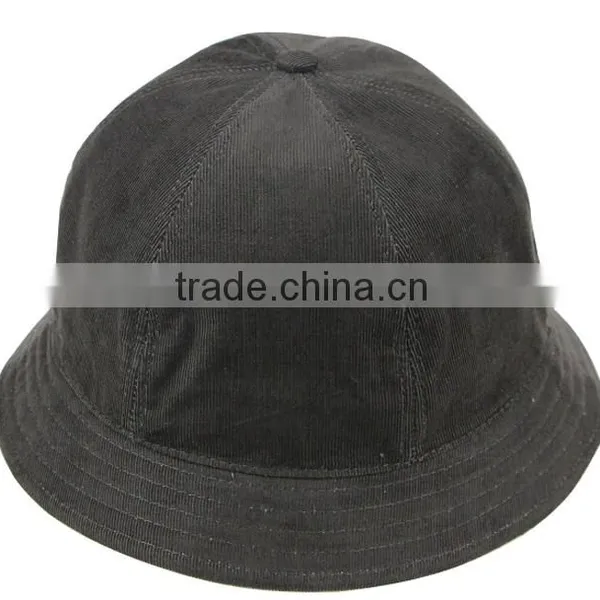 Wholesale Foldable Cotton Fashion 6 Panel Blank Designer Custom Bucket Hat photo-3