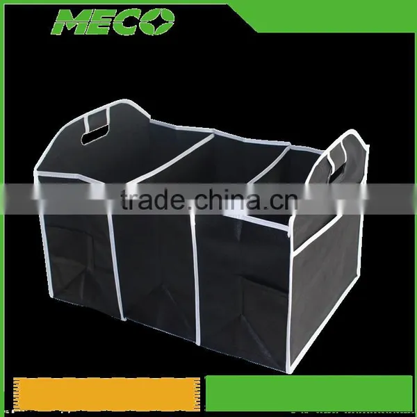 Car Organizer White Non Woven Car Boot Organizer photo-2
