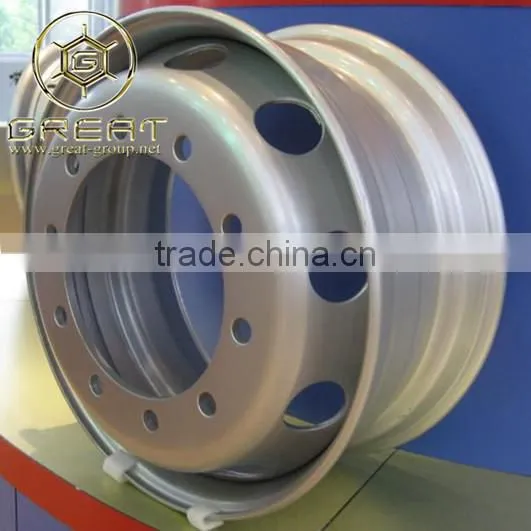 Sliver Truck Wheel Rim With Steel Material in China photo-5