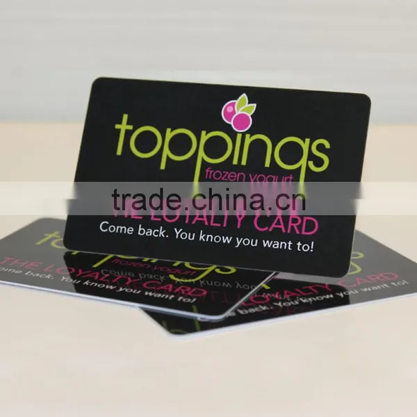 Printable Thin Thickness Black Plastic PVC Card photo-4