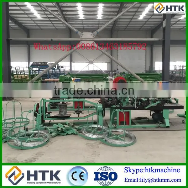 Hot Dipped Galvanized Double Twisted Barbed Wire Making Machine photo-2