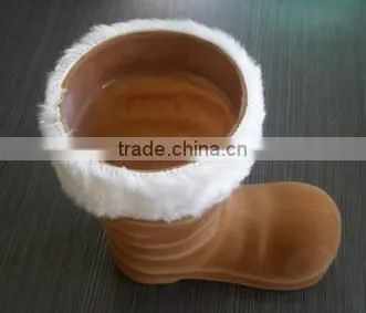 OEM Blow Molding Christmas Decoration Christmas Winter Boot Gift Boot Christmas Holiday Boot Decoration photo-5
