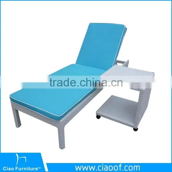 Горячая Продажа Солнечного Лежанка Из Ротанга И Викера photo-6
