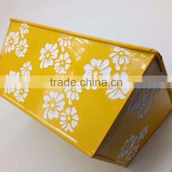 Best Gifts Small Size Stackable Yellow Painting Strawberry Powder Coated Metal Gardening Pot for Flower Planting photo-4
