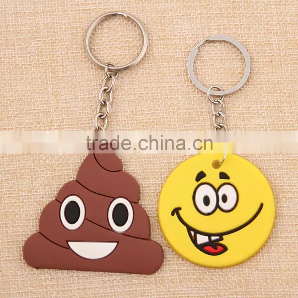 Fashion Custom Soft PvC Emoji Keychain Munafacturer photo-4
