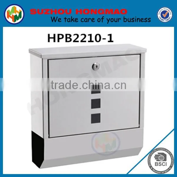 Stainless Steel Metal Mailboxes Wall Mounted Letterbox