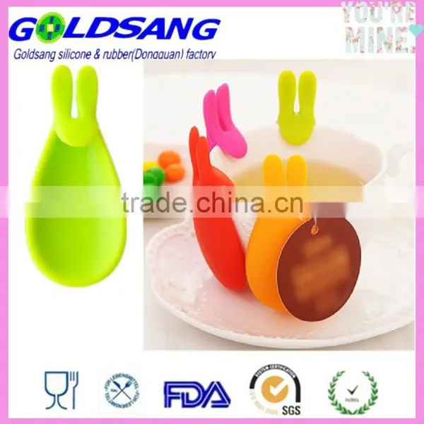 New Design Silicone Spoon Rest,Kitchen Pot Spoon Rest To Keep Spoon Holder photo-6