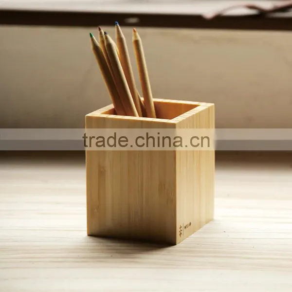 Solid Wood Natural Wooden Pen Holder photo-4