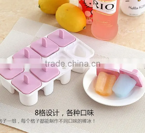 8 Cell Pop Popsicle Maker Kitchen Frozen Letter Ice Cream DIY Mold photo-4