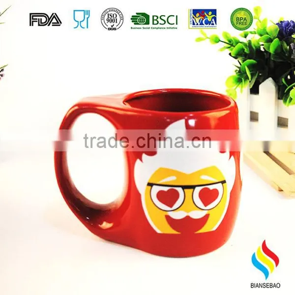 Belly Shape Ceramic Mug photo-3