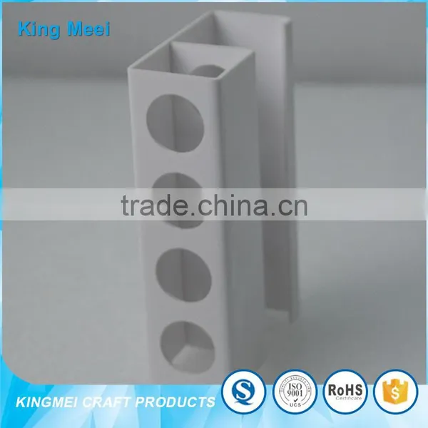 White Acrylic Nails Stair Step Cosmetic Display photo-4