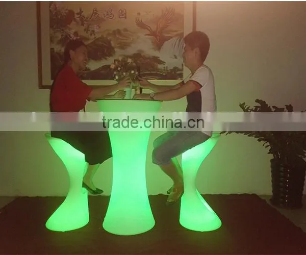 Rechargeable LED Cocktail Table, LED Bar Table, LED Furniture Supplier in China photo-5