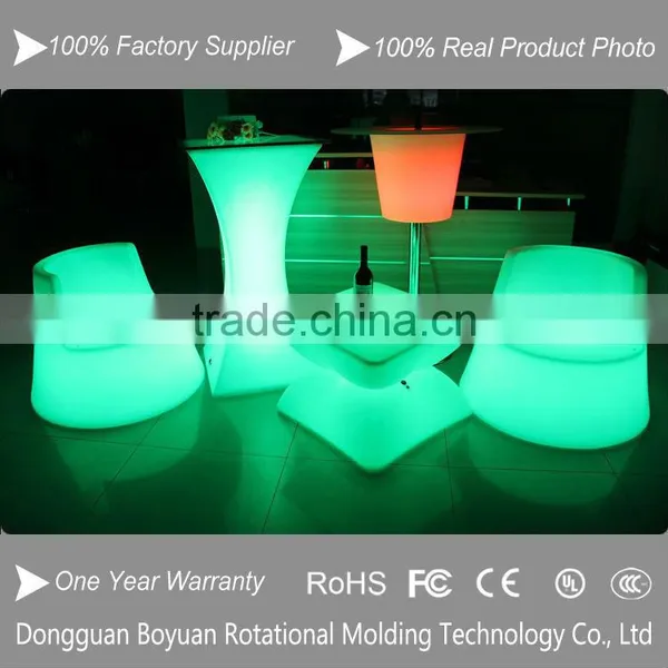 2017Hot Led Fashionable Big Party Exhibition Glowing Led Cocktail Table photo-4