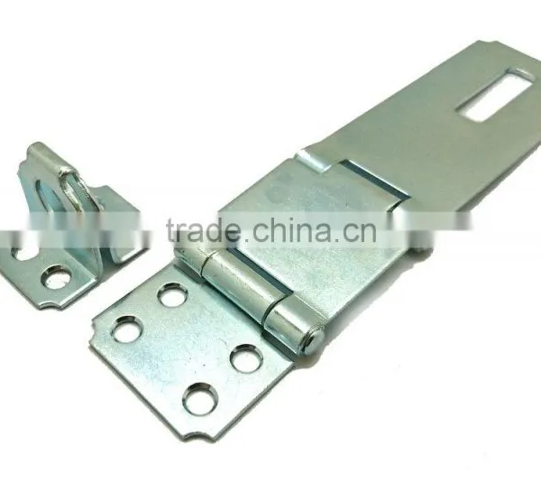 Popular 4" Garage Door Steel Padlock Clasp Hasp and Staple, Regular Hasps and Staple photo-4