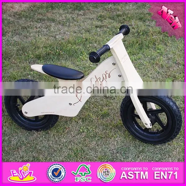 2016 New Design Log Color Wooden Balance Bike for Toddlers W16C155 photo-4