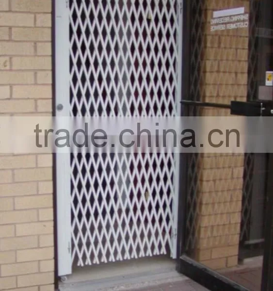 Safey Folding Steel Frame Security Door Adjustable Fence for Warehouse, House photo-5