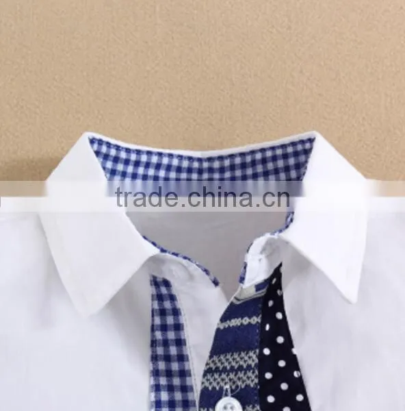 Wholesale Newborn Baby Clothes Infant 100% Cotton Plain Baby T-shirt photo-2