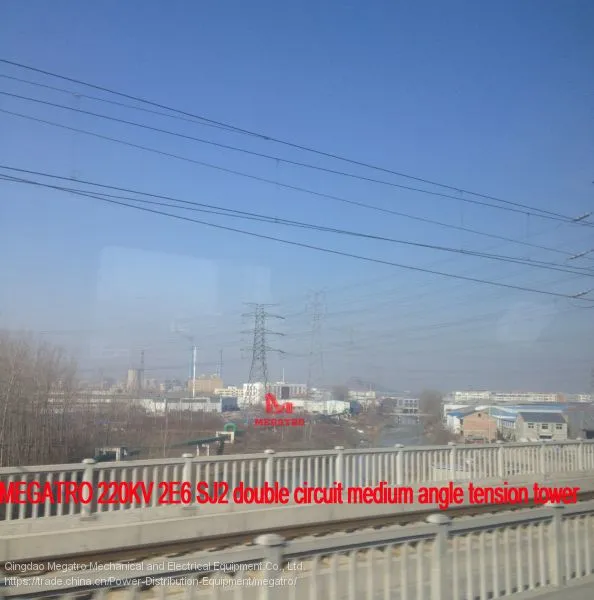 MEGATRO 220KV 2E6 SJ2 Double Circuit Medium Angle Tension Tower photo-4